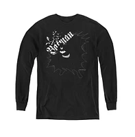 Batman Boys Youth Darkness Long Sleeve Sweatshirts