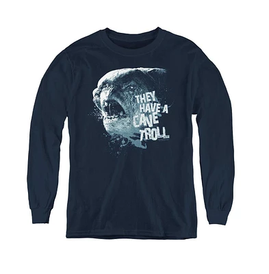 Lord Of The Rings Boys Youth Cave Troll Long Sleeve Sweatshirts