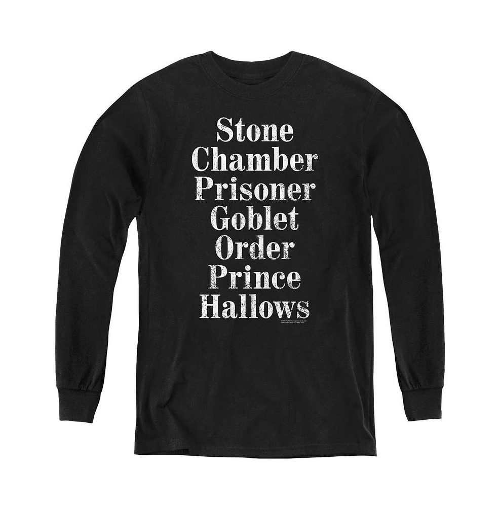 Harry Potter Boys Youth Titles Long Sleeve Sweatshirts