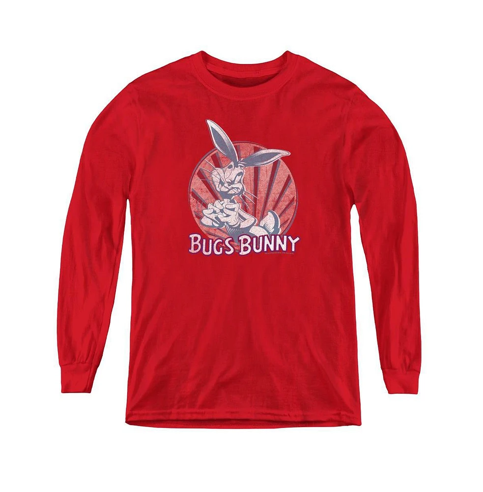 Looney Tunes Boys Youth Wishful Thinking Long Sleeve Sweatshirts