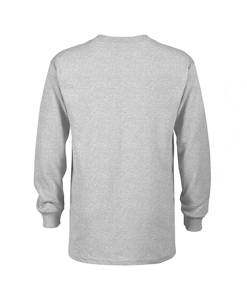 Justice League Boys of America Youth Face Off Long Sleeve Sweatshirts