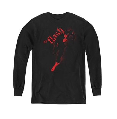 Justice League Boys of America Youth Flash Darkness Long Sleeve Sweatshirts
