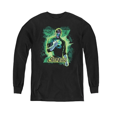 Justice League Boys of America Youth Gl Brooding Long Sleeve Sweatshirts