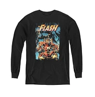 Justice League Boys of America Youth Electric Chair Long Sleeve Sweatshirts