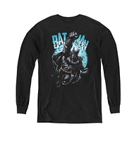 Batman Boys Youth Moon Knight Long Sleeve Sweatshirts