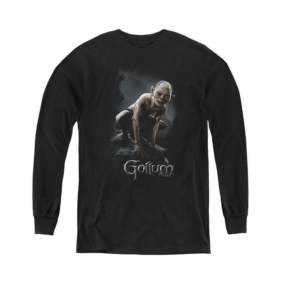 Lord Of The Rings Boys Youth Gollum Long Sleeve Sweatshirts