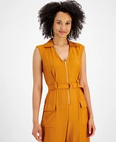 Taylor Petite Utility Wide-Leg Jumpsuit