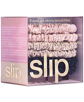 Slip 6-Pc. Pure Silk Skinny Scrunchies Set