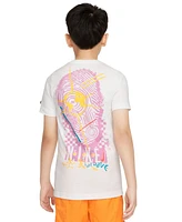 Nike Big Boys Sportswear Crewneck Cotton Graphic T-Shirt