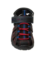 Beverly Hills Polo Club Little Kids Hook and Loop Sport Sandals