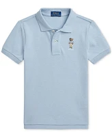 Polo Ralph Lauren Toddler and Little Boys Bear Cotton Mesh Shirt