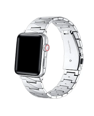 Posh Tech Unisex Scarlett Stainless Steel Band for Apple Watch Size- 38mm, 40mm, 41mm