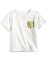 First Impressions Baby Boy Broken Stripe Patterned Top, Created for Macy's