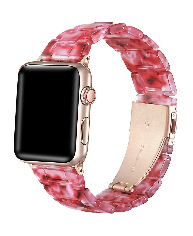 Posh Tech Women's Claire Resin Band for Apple Watch Size-42mm,44mm,45mm,49mm