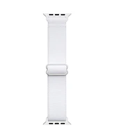 Posh Tech Unisex Cliff White Nylon Band for Apple Watch Size-42mm,44mm,45mm,49mm