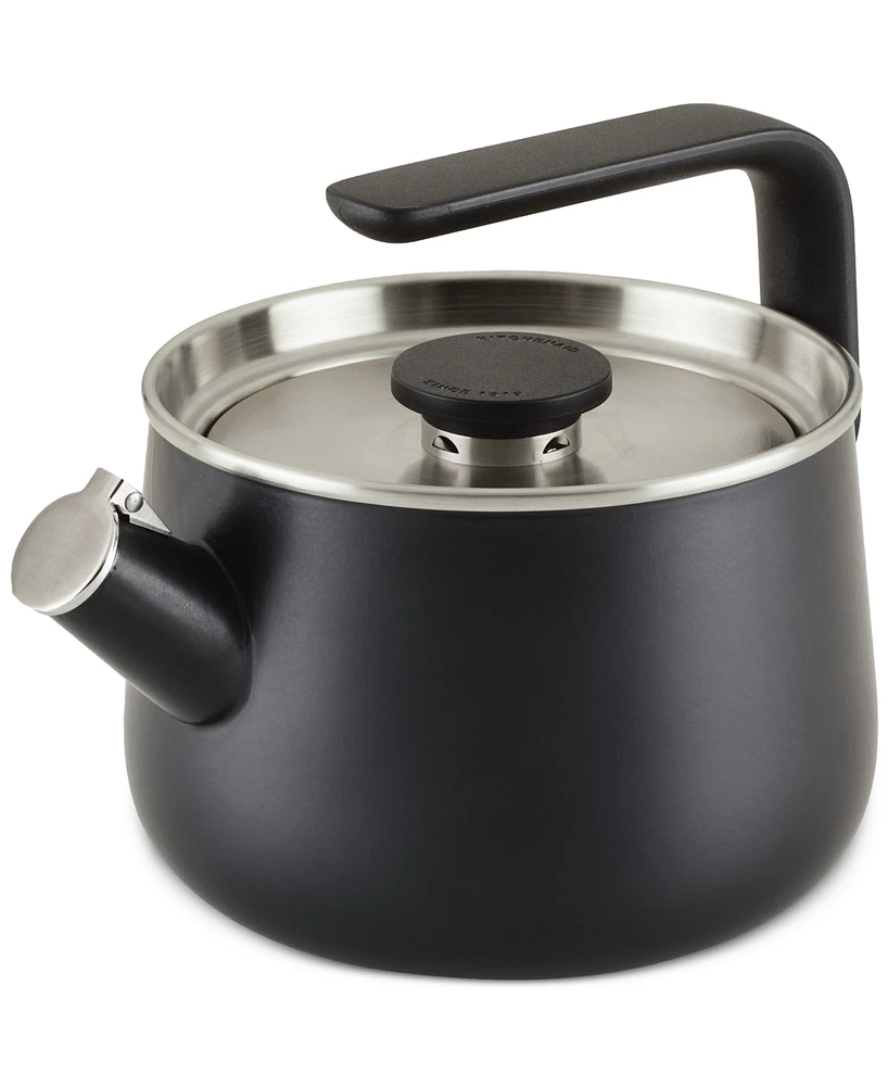 KitchenAid Enamel-on-Steel Induction Teakettle, 2 Quart