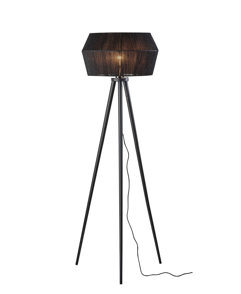 Adesso 61" Wood Montana Floor Lamp