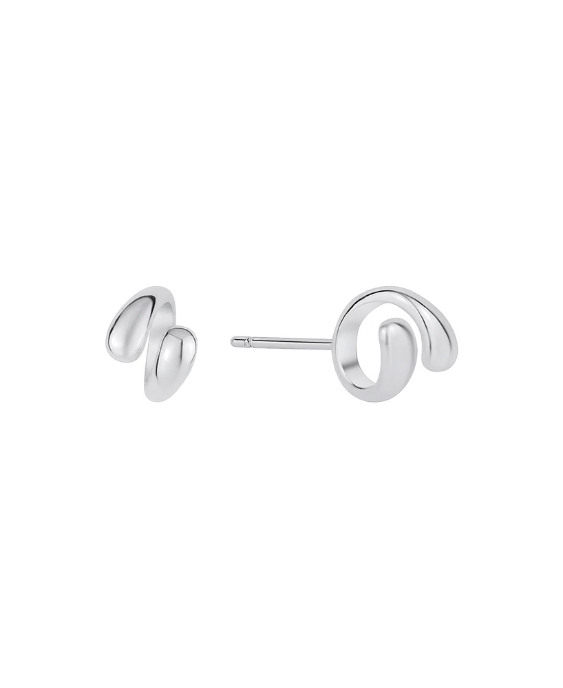 And Now this Silver Plated Ear bud Holder Earring