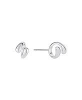 And Now this Silver Plated Ear bud Holder Earring