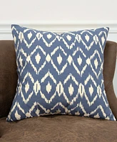 Rizzy Home Ikat Polyester Filled Decorative Pillow