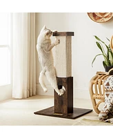 Slickblue Cat Scratching Post, Cat Scratcher for Indoor Cats, Furniture Scratching Scratch Pole with Toy