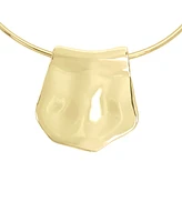 Robert Lee Morris Soho Gold Petal Wire Necklace