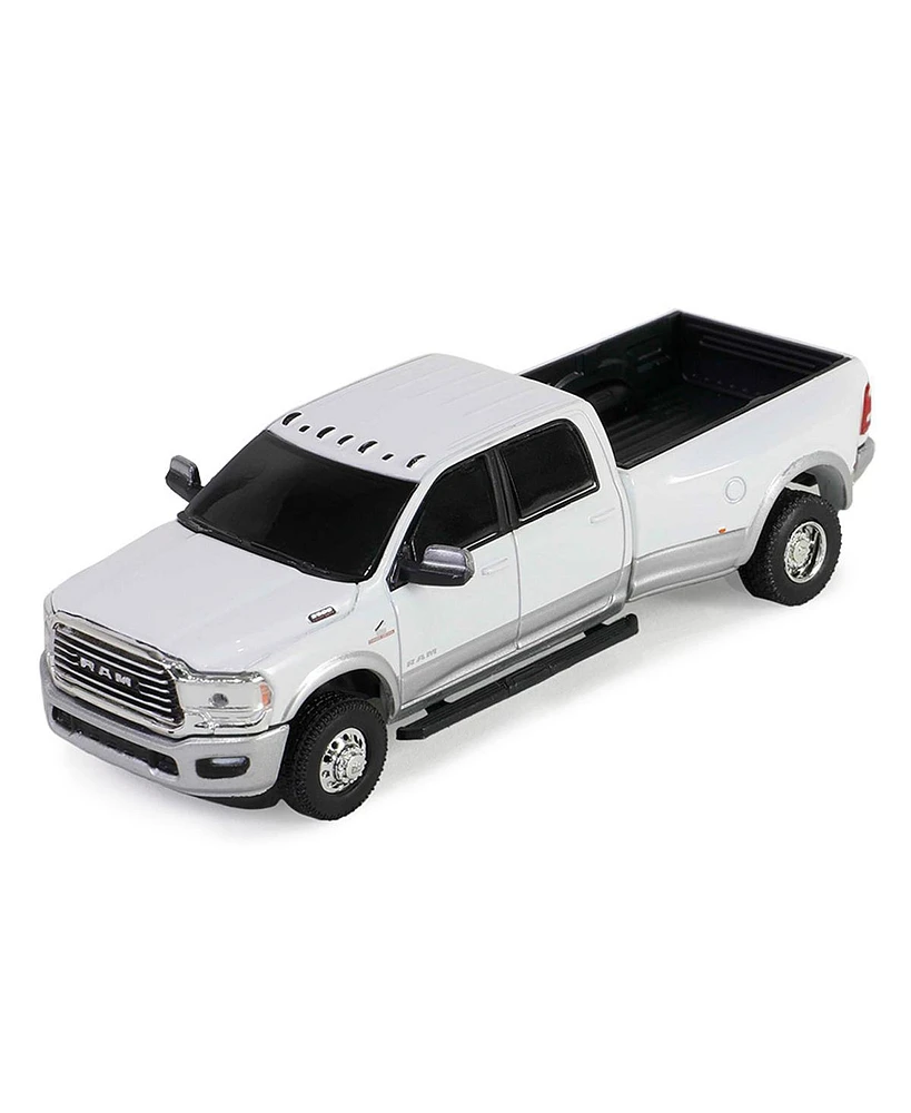 Greenlight Collectibles 1/64 Ram Laramie Dually, Bright White & Billet Silver, Dually