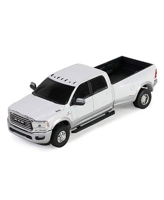 Greenlight Collectibles 1/64 Ram Laramie Dually, Bright White & Billet Silver, Dually