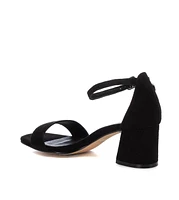 Women's Suede Heeled Sandals By Xti