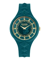 Versus Versace Women's Fire Island Studs Quartz Silicone Strap 39mm