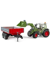 Bruder 1/16 Fendt Vario Mfd Tractor with Front Loader and Tipping Trailer