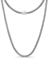 Devata Foxtail Round 4mm Chain Necklace in Sterling Silver