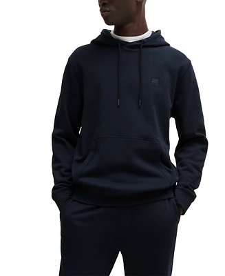 Boss by Hugo Men's Logo Patch Cotton-Terry Hoodie