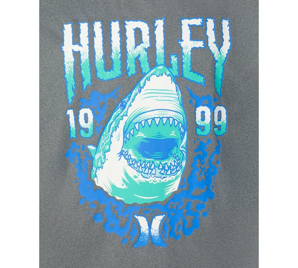 Hurley Big Boys Logo Graphic UPF50+ Swim T-Shirt