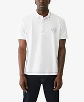 True Religion Men's Big T Embro Polo Shirt