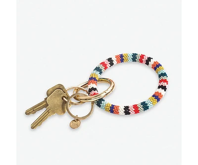 Chloe Beaded Key Ring Bracelet