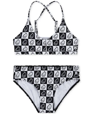 Hurley Big Girls 25th Anniversary Bikini Set