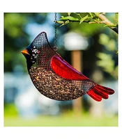 Evergreen Garden Cardinal Mesh Bird Feeder