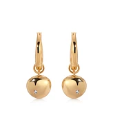 Ettika Polished Pebble Huggie Hoop Earrings