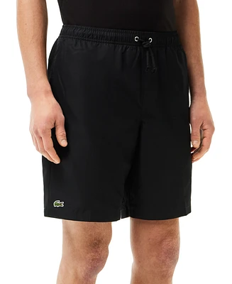 Lacoste Men's Diamante-Print 8" Sport Drawstring Shorts