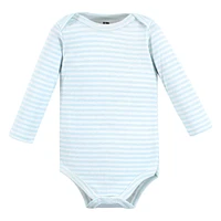 Hudson Baby Unisex Cotton Long-Sleeve Bodysuits