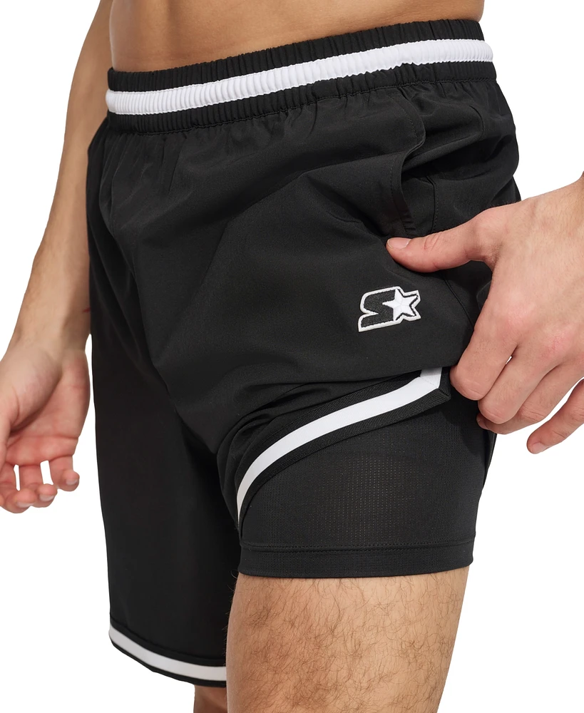 Starter Men's Varsity Athletic Mesh Stretch 7" Shorts