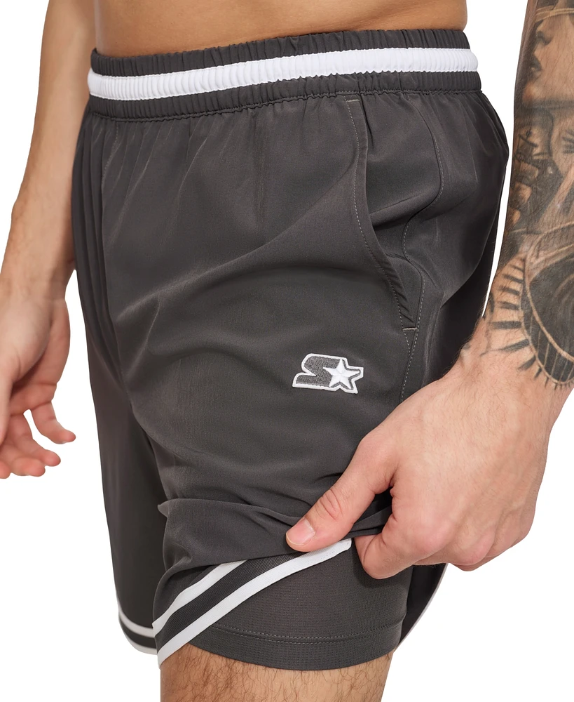 Starter Men's Varsity Athletic Mesh Stretch 7" Shorts