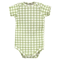 Hudson Baby Baby Boys Unisex Baby Cotton Bodysuits, -Pack