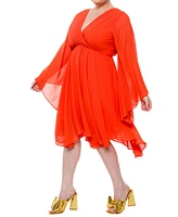 Meghan Fabulous Plus Size Sunset Dress