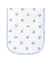 Hudson Baby Infant Boy Cotton Terry Bib and Burp Cloth Set 5pk