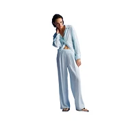 Nocturne Women's High Waist Textured Pants