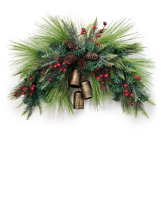 Holiday Lane Wall Decor Wreath with Bell, Created for Macy's