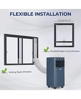 Vebreda 10000 Btu 4-in-1 Portable Air Conditioner with Dehumidifier and Fan Mode