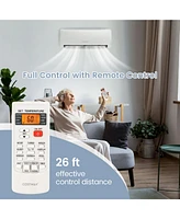 Vebreda 12000 Btu 21 SEER2 208-230V Ductless Mini Split Air Conditioner with Heater Pump